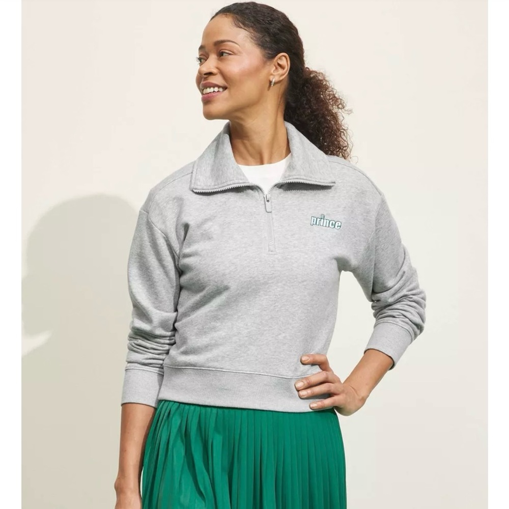NWT Prince Pickleball for Target French Terry 1/4 Zip Sweatshirt - Picture 1 of 11